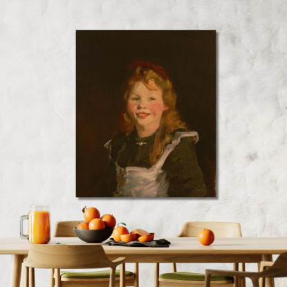 Ragazza Olandese Robert Henri rhn15 quadro stampato su tela