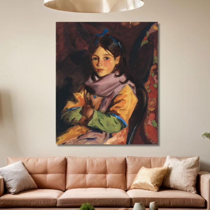 Maria Agnese Robert Henri rhn40 quadro stampato su tela
