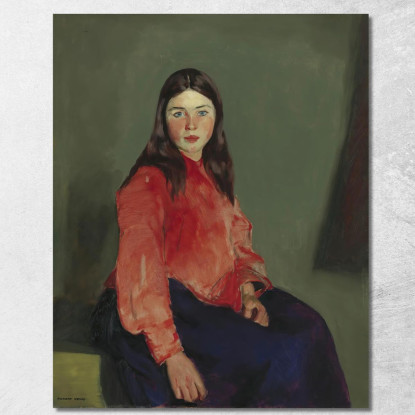 Maria Di Connemara Robert Henri rhn44 quadro stampato su tela