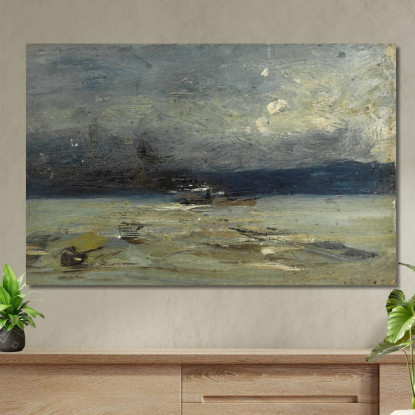 Sul Fiume Hudson Robert Henri rhn52 quadro stampato su tela