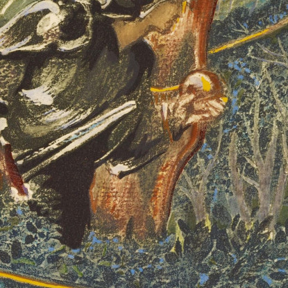 Filo D'Oro Sir Edward Coley Burne-Jones ecb23 quadro stampato su tela