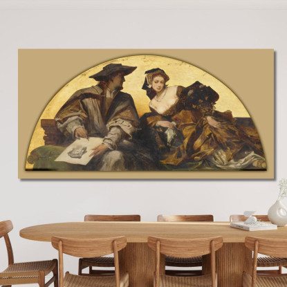 Hans Holbein Il Giovane Hans Makart hmk28 quadro stampato su tela