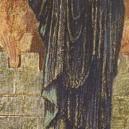 Le Lacrime Di Helen Sir Edward Coley Burne-Jones ecb28 quadro stampato su tela