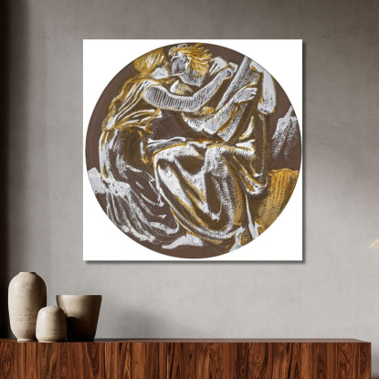 Orfeo Ed Euridice Riuniti Sir Edward Coley Burne-Jones ecb44 quadro stampato su tela