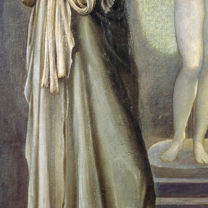 Pigmalione E L'Immagine Che Il Cuore Desidera Sir Edward Coley Burne-Jones ecb56 quadro stampato su tela