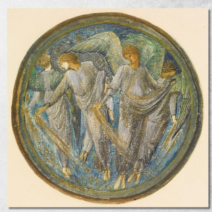 Stellaria Sparsa Sir Edward Coley Burne-Jones ecb60 quadro stampato su tela