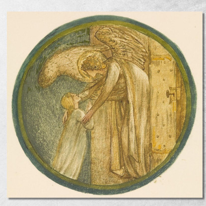 Benvenuti A Casa Sir Edward Coley Burne-Jones ecb109 quadro stampato su tela