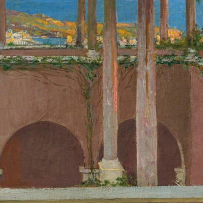 Una Villa Sulla Riviera Sir John Lavery sjl7 quadro stampato su tela