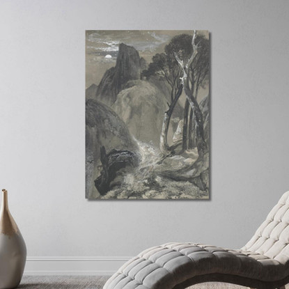Mezza Cupola Yosemite Thomas Moran tmr31 quadro stampato su tela