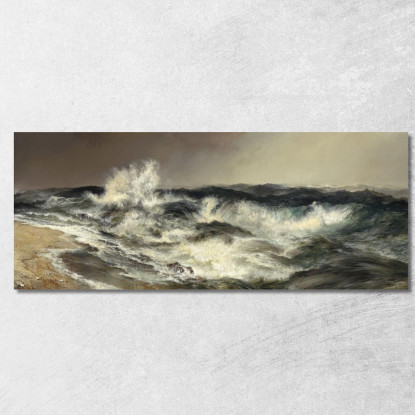Il Mare Molto Rimbombante Thomas Moran tmr71 quadro stampato su tela