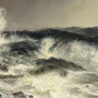 Il Mare Molto Rimbombante Thomas Moran tmr71 quadro stampato su tela