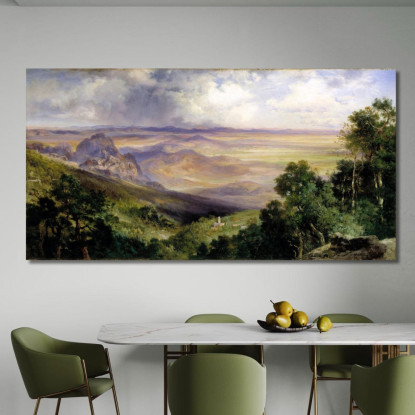 Valle Di Cuernavaca Thomas Moran tmr82 quadro stampato su tela