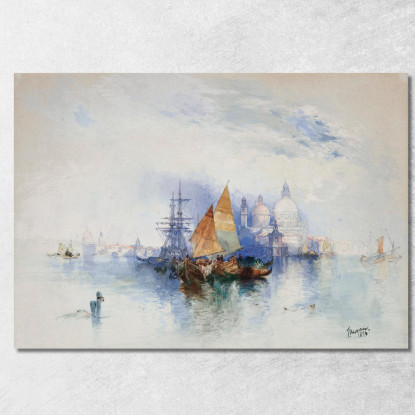 Venezia 4 Thomas Moran tmr90 quadro stampato su tela