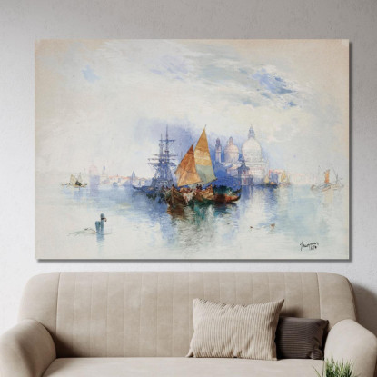Venezia 4 Thomas Moran tmr90 quadro stampato su tela