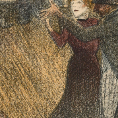 Palla La Barriera Théophile Alexandre Steinlen tas4 quadro stampato su tela