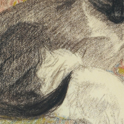 Gatto E Il Suo Gattino Théophile Alexandre Steinlen tas5 quadro stampato su tela