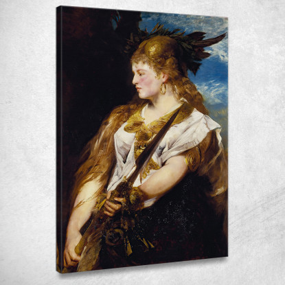 La Valchiria Hans Makart hmk64 quadro stampato su tela