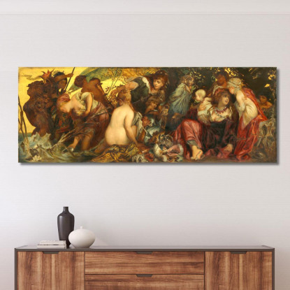 Tesori Del Mare Hans Makart hmk68 quadro stampato su tela