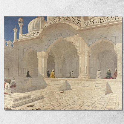 Moschea Della Perla A Delhi Vasily Vereshchagin vvr40 quadro stampato su tela