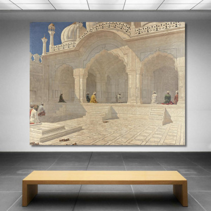 Moschea Della Perla A Delhi Vasily Vereshchagin vvr40 quadro stampato su tela