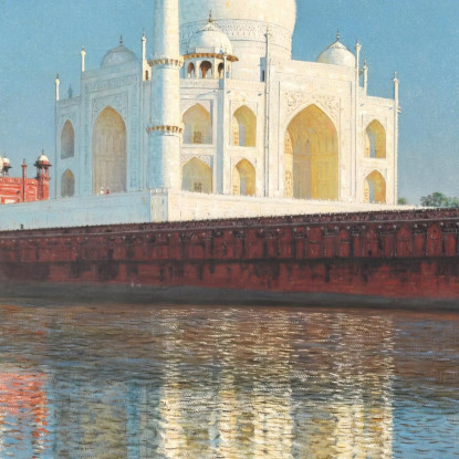 Mausoleo Del Taj Mahal Agra Vasily Vereshchagin vvr55 quadro stampato su tela