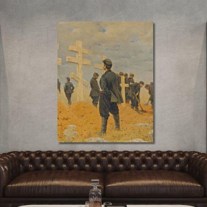 Gli Eroi Caduti Vasily Vereshchagin vvr59 quadro stampato su tela