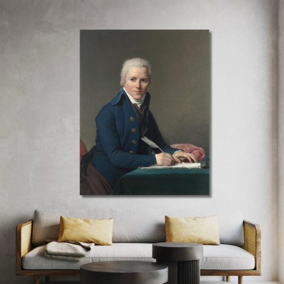 Ritratto Di Jacobus Blauw Jacques Louis David jld8 quadro stampato su tela