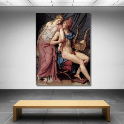 Helene Parigi David Jacques Louis David jld11 quadro stampato su tela