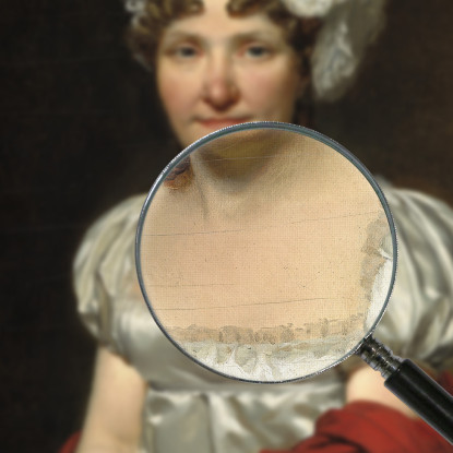 La Signora David Jacques Louis David jld15 quadro stampato su tela