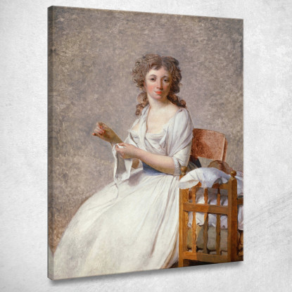 Madame De Pastoret E Suo Figlio Jacques Louis David jld16 quadro stampato su tela