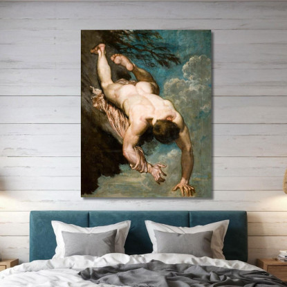 Manlio Scagliato Dalla Roccia William Etty wet13 quadro stampato su tela