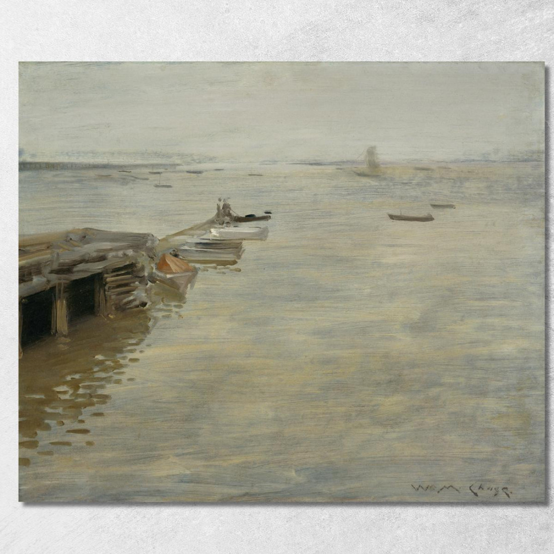 Una Giornata Grigia William Merritt Chase wmc4 quadro stampato su tela