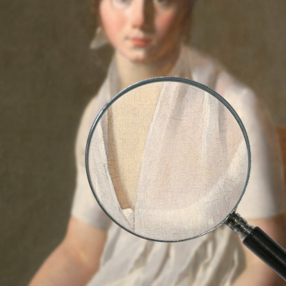 Ritratto Di Una Giovane Donna Jacques Louis David jld24 quadro stampato su tela