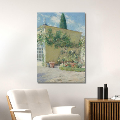 Orangerie Della Villa Chase A Firenze William Merritt Chase wmc49 quadro stampato su tela