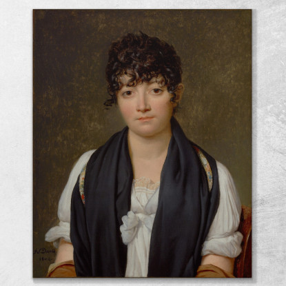 Ritratto Di Suzanne Le Peletier De Saint Fargeau Jacques Louis David jld27 quadro stampato su tela