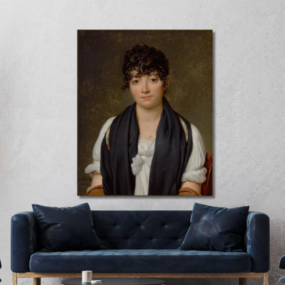 Ritratto Di Suzanne Le Peletier De Saint Fargeau Jacques Louis David jld27 quadro stampato su tela