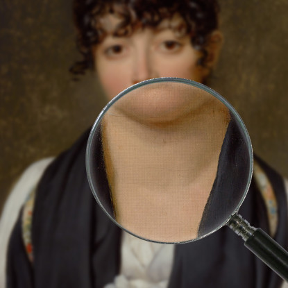 Ritratto Di Suzanne Le Peletier De Saint Fargeau Jacques Louis David jld27 quadro stampato su tela
