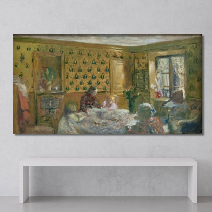 Dal Tavolo Da Lavoro Édouard Vuillard evu15 quadro stampato su tela