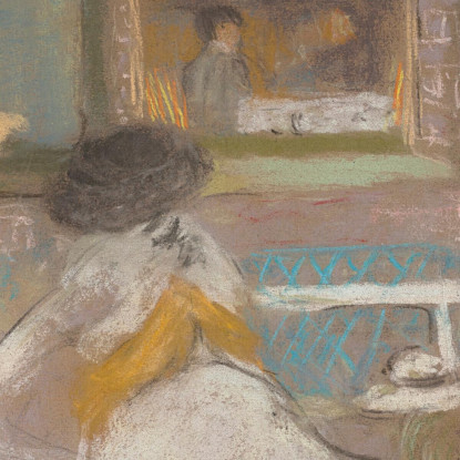 Davanti Ai Padiglioni Édouard Vuillard evu24 quadro stampato su tela