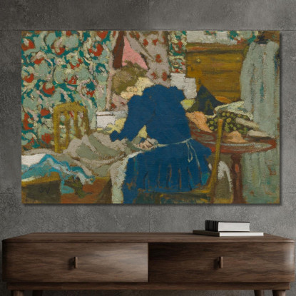 Interno Édouard Vuillard evu37 quadro stampato su tela