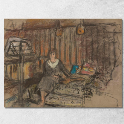 Studio Madame Fried Dreamer Édouard Vuillard evu97 quadro stampato su tela