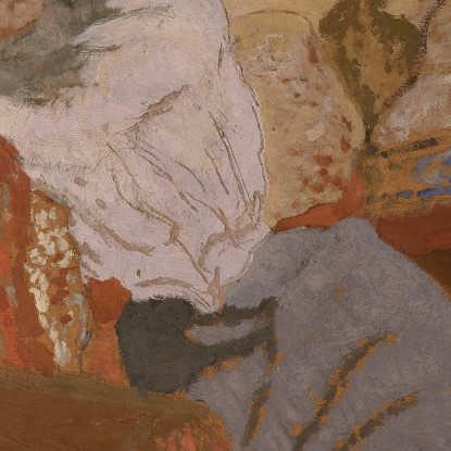 La Signora Hessel Sul Divano Édouard Vuillard evu102 quadro stampato su tela