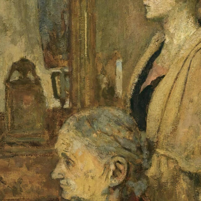 Madame Vuillard E Annette Rue De Calais Édouard Vuillard evu110 quadro stampato su tela