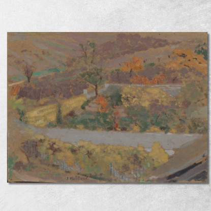 Frutteto Édouard Vuillard evu128 quadro stampato su tela