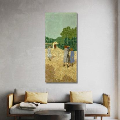 La Passeggiata Édouard Vuillard evu164 quadro stampato su tela