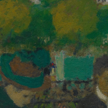 I Giardini Delle Tuileries A Parigi Édouard Vuillard evu166 quadro stampato su tela