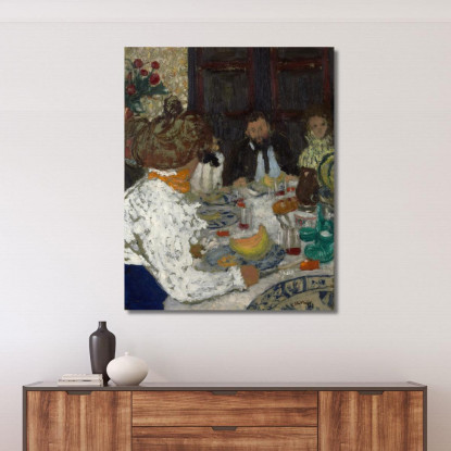 Il Pranzo Édouard Vuillard evu169 quadro stampato su tela