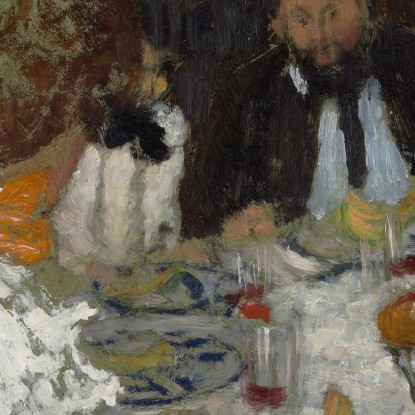 Il Pranzo Édouard Vuillard evu169 quadro stampato su tela