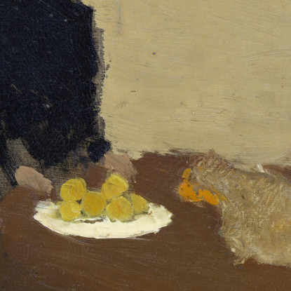 Donna In Nero Édouard Vuillard evu177 quadro stampato su tela