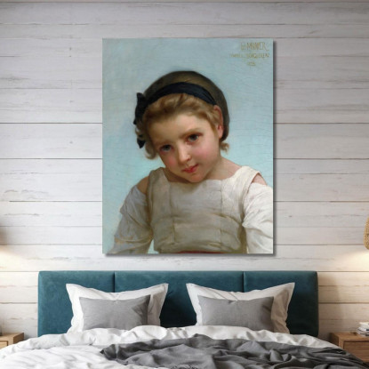 Ritratto Di Una Giovane Ragazza Émile Munier emn22 quadro stampato su tela